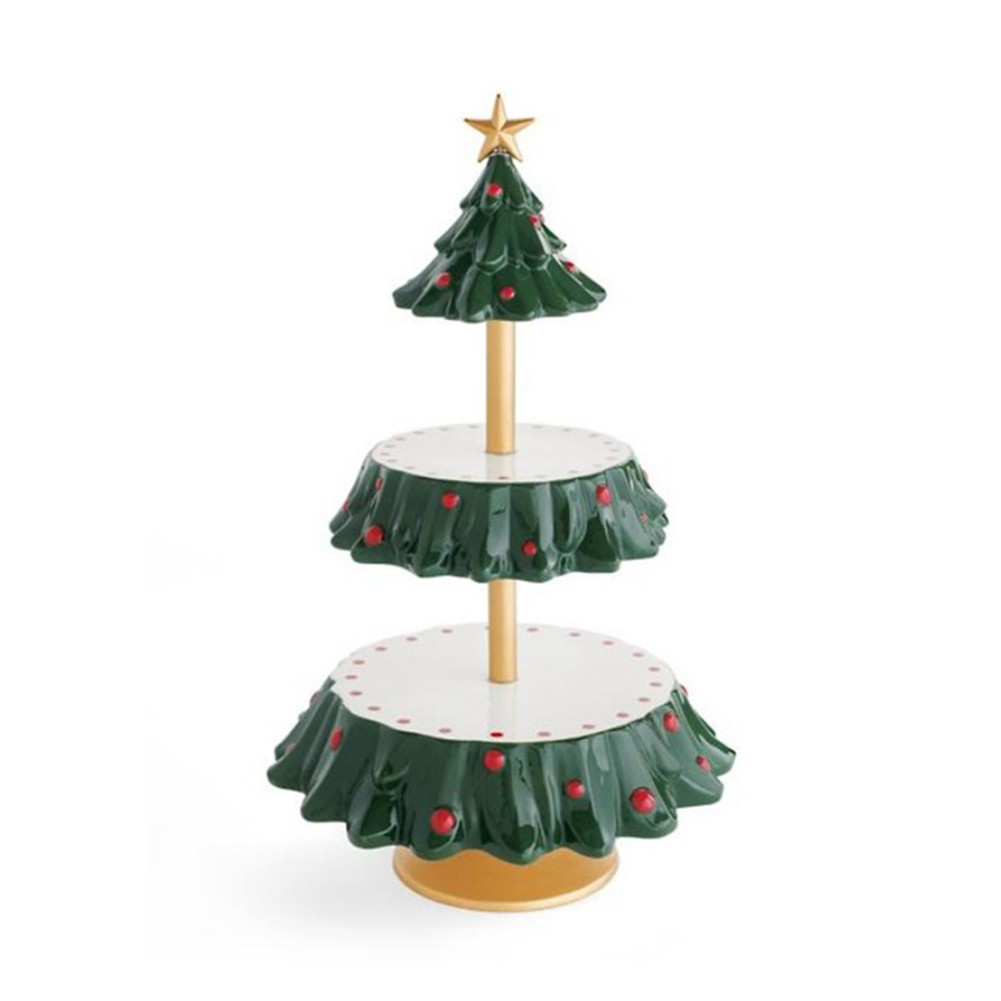 1 PCS Holiday Resin Decoration Dessert Table Display Stand Synthetic Resin Y8I6