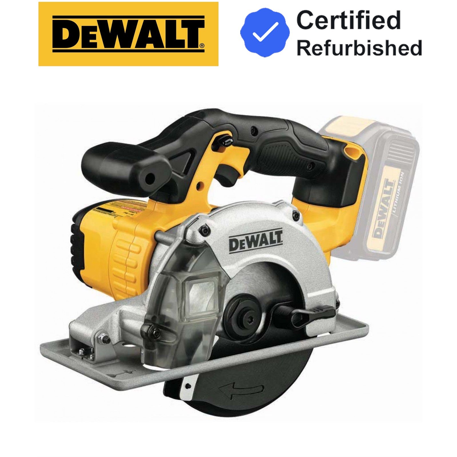 DeWalt DCS373N 18v XR Metal Cutting Cordless Circular Saw 140mm - Bare Unit