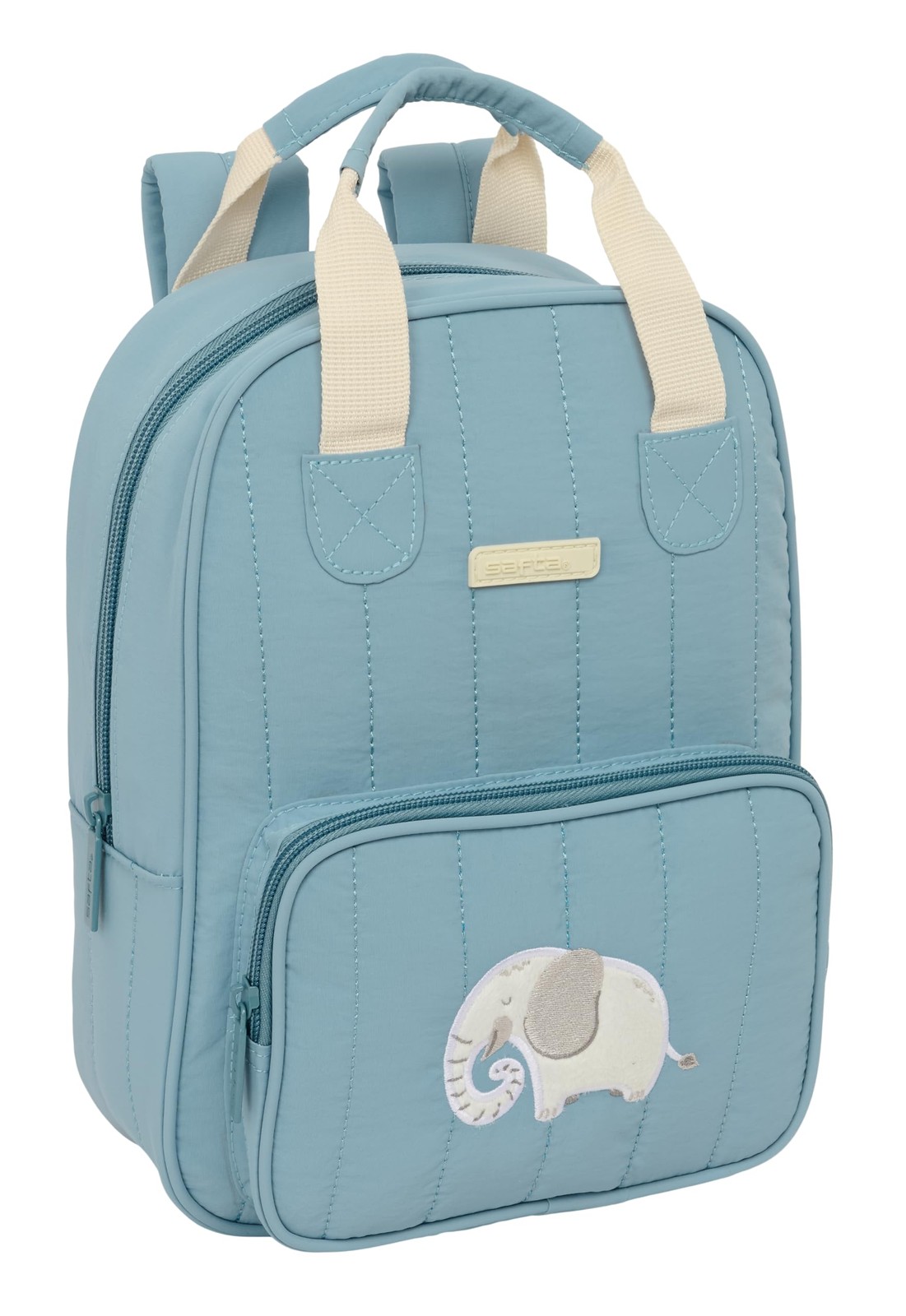 SAFTA Preschool Elephant – Children's Backpack, Adaptable with Handles, Recyclab