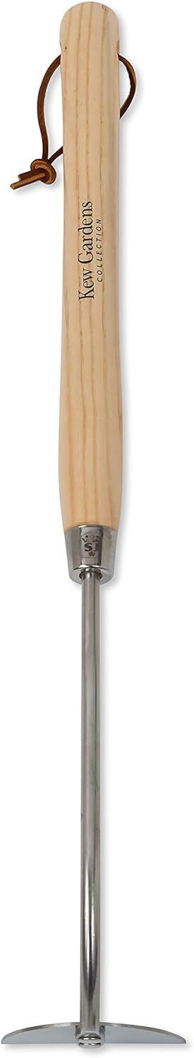 Spear & Jackson Kew Gardens 3110KEW Stainless Steel Onion Hoe with Handle, Blue