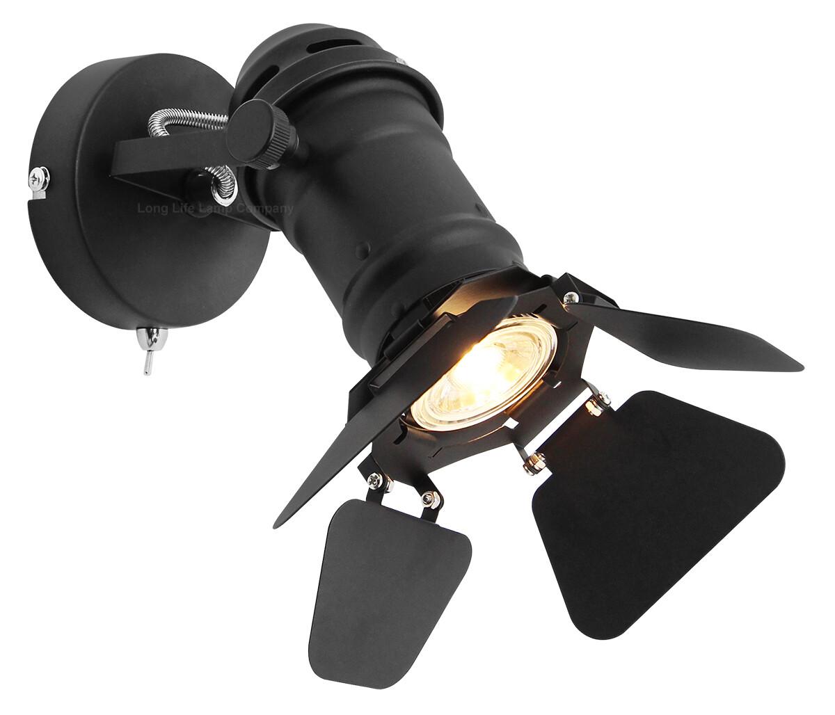 Vintage Adjustable Camera Lens Style Single Studio Spot Ceiling Wall Light M0098