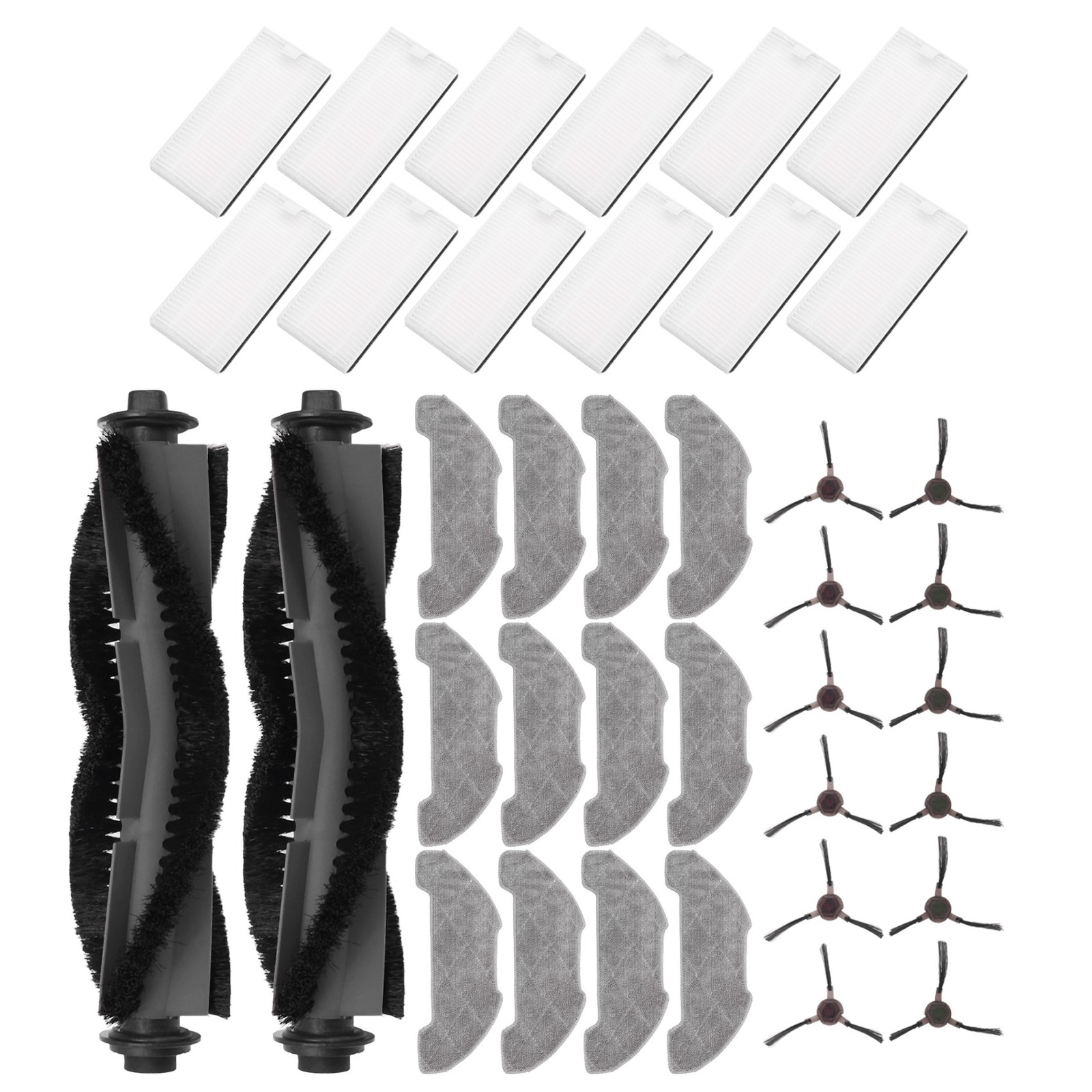 For P30 / P20 Robot Vacuum Replacement Parts Main Roller Side Brush4080