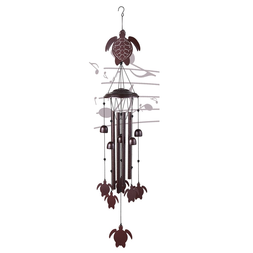3X(Outdoor Wind Chimes, Commemorative Gifts/ House Moving Gifts, Metal Wind3519