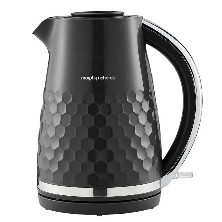 Morphy Richards 1.5L Kettle Jug Style, Hive, Black, Cord Tidy, 360 Base 108271