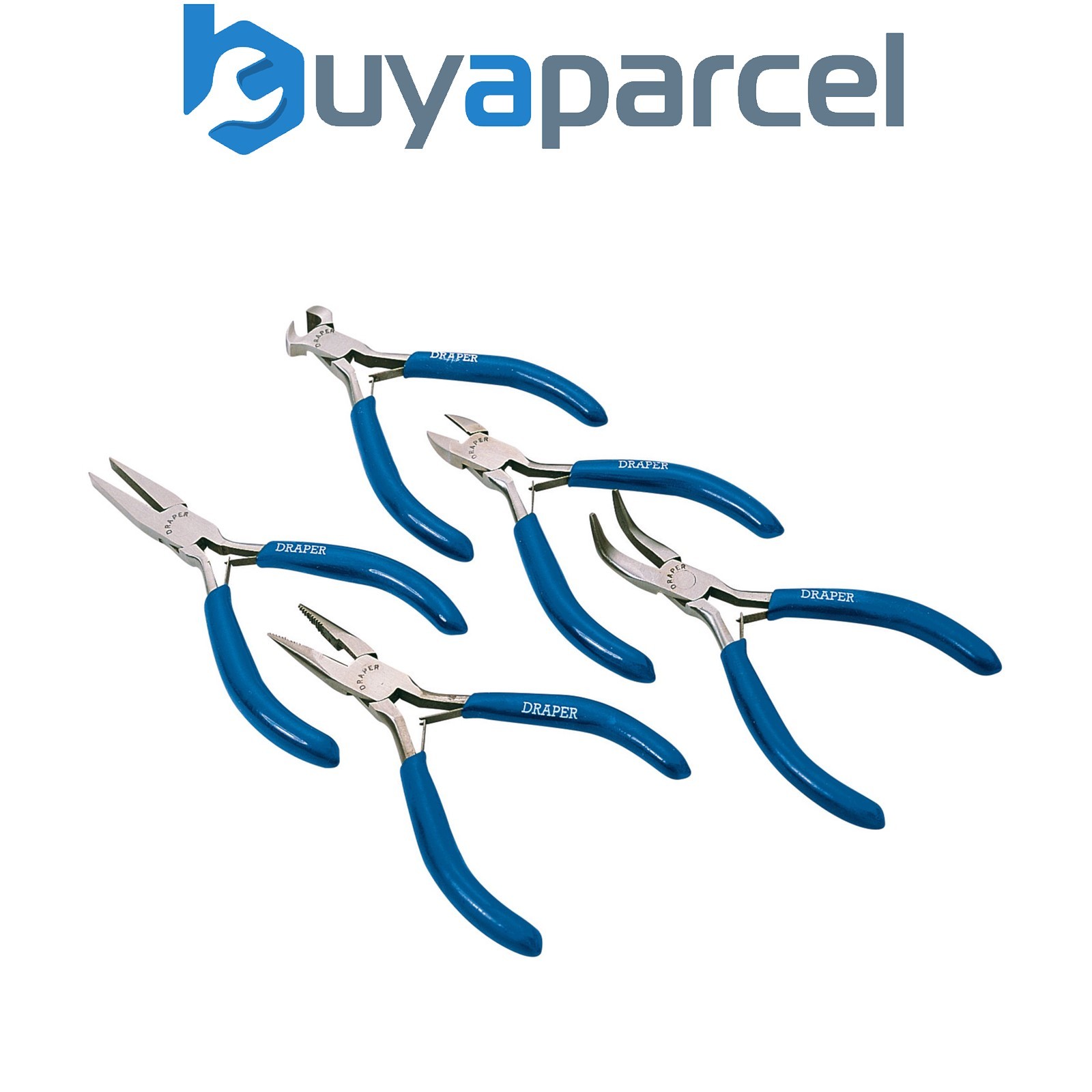Draper 33057 Carbon Steel Mini Plier Set (5 Piece)