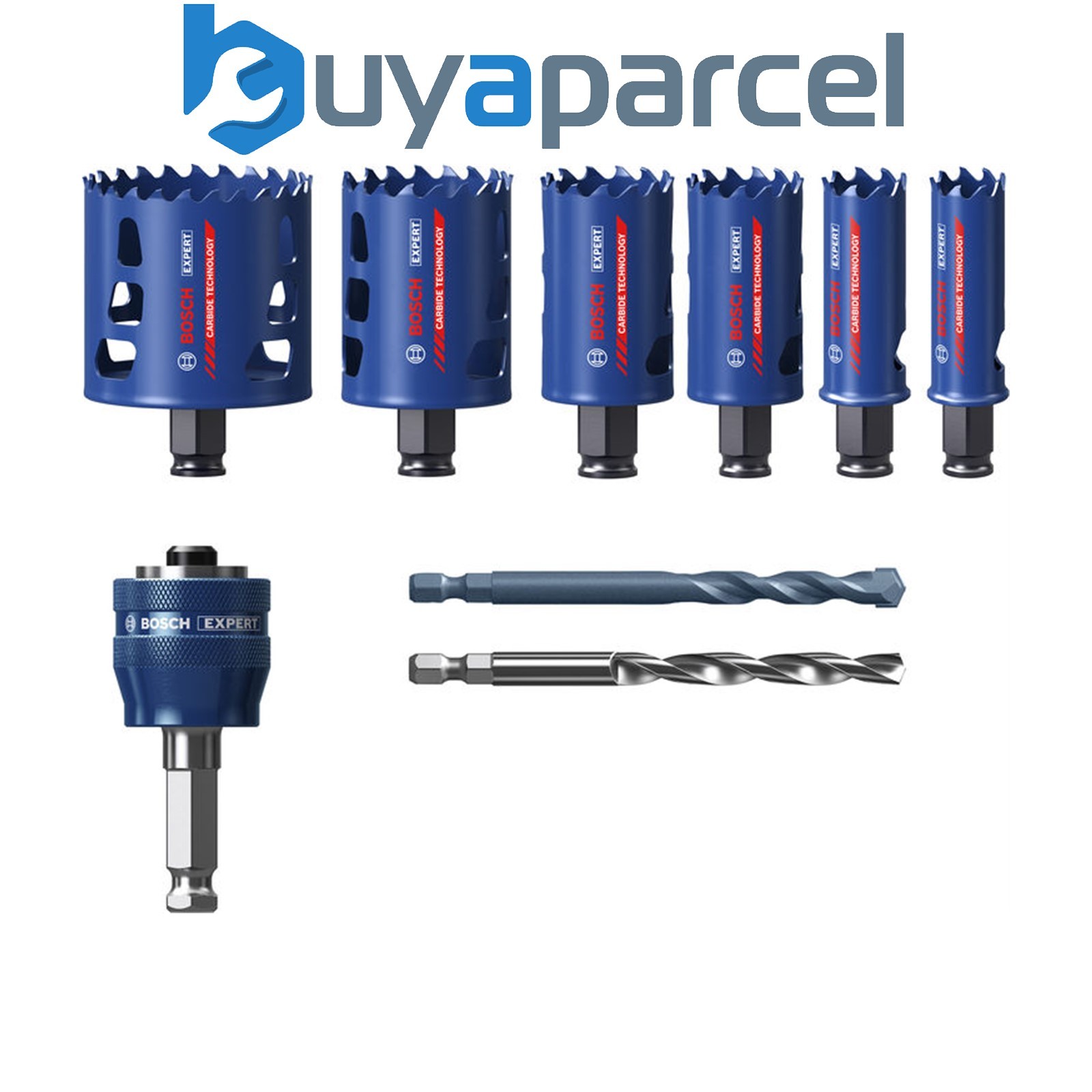 Bosch EXPERT Multi Material Power Change Plus Hole Saw Set 9 pcs 2608901907