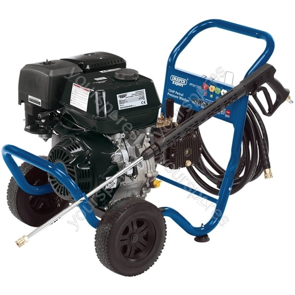 Draper Expert Petrol Pressure Washer, 13Hp