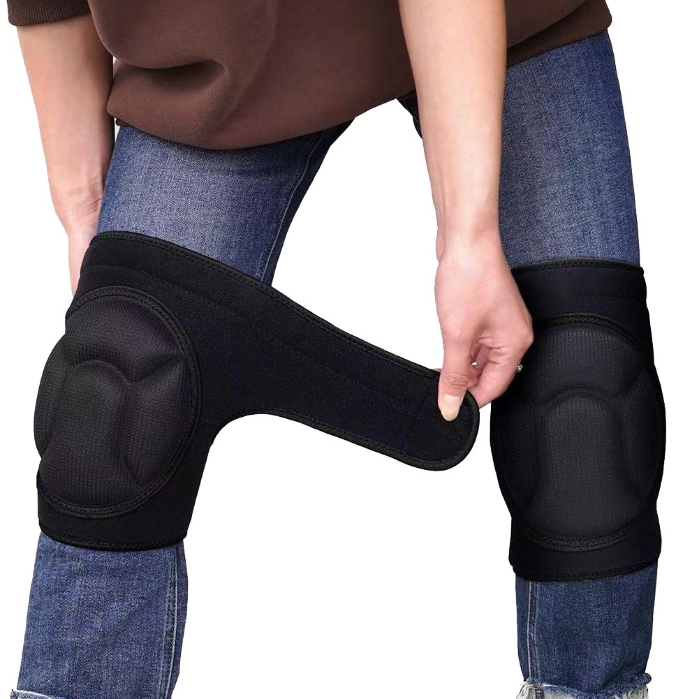 3X(Women Men Knee Pad Suitable for House Working High Elastic Fabric Men1523