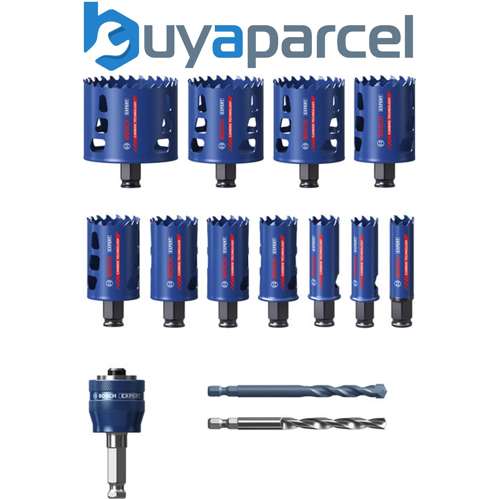 Bosch EXPERT Multi Material Power Change Plus Hole Saw Set 14 pcs 2608901908