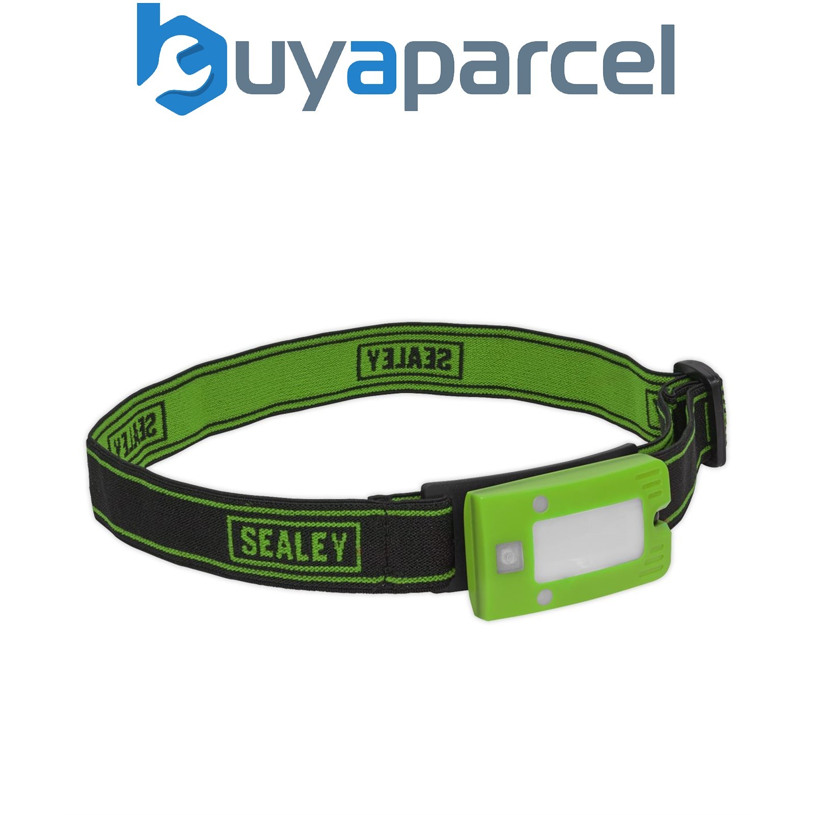 Sealey LED360HTG Rechargeable Head Torch with Auto-Sensor 2W COB LED - Green