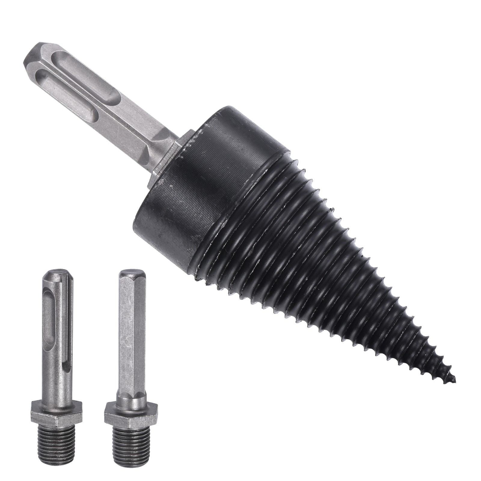 4Pcs/1Set 42mm Firewood Log Splitter Drill Bit Electric Drills Screw Cone Driver