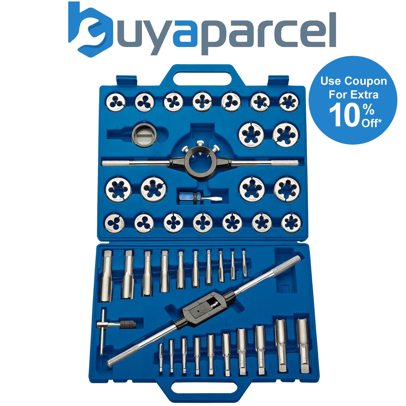 Draper 18523 Metric Tap and Die Set (45 Piece)