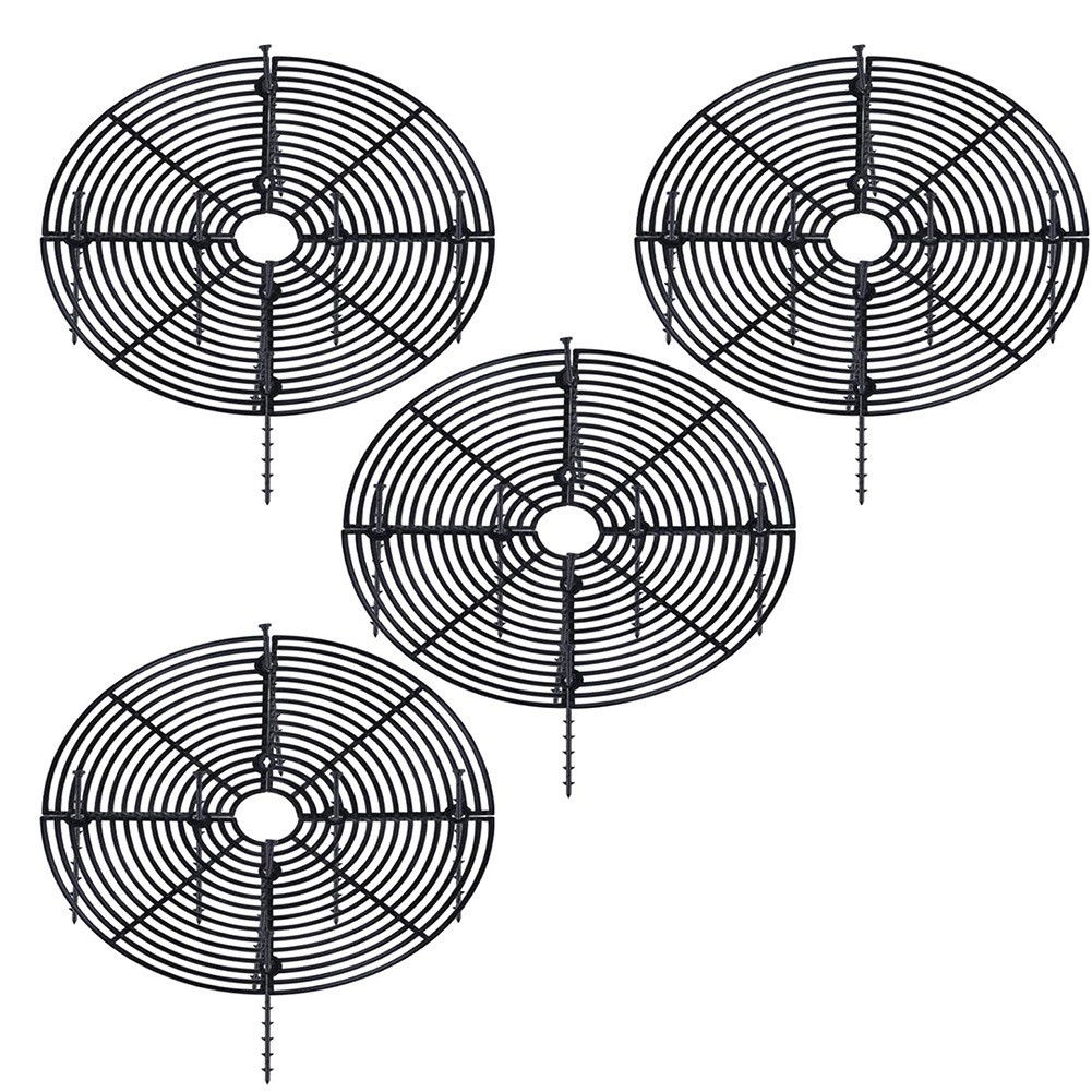 3X(4 Pieces Flower Pot Grid, 30 cm Flower Pot Grid, Flower Pot Cover Plant 1538