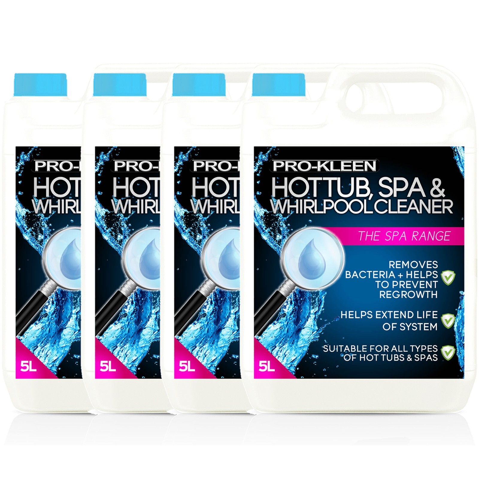 Prokleen Hot Tub Spa Whirlpool Cleaner Hygienic Biofilm Cleaning Chemicals 20L