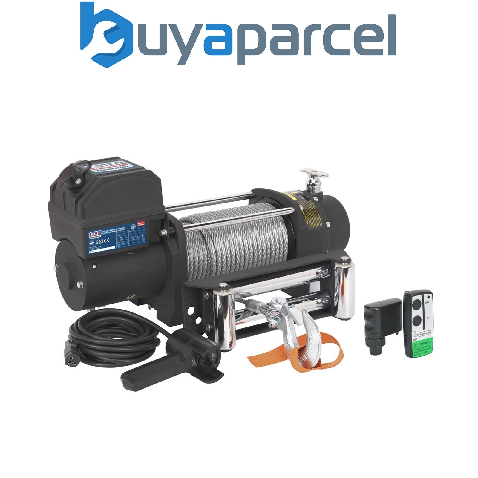 Sealey SRW5450KIT Self-Recovery Wireless Winch SRW5450 Combo Kit