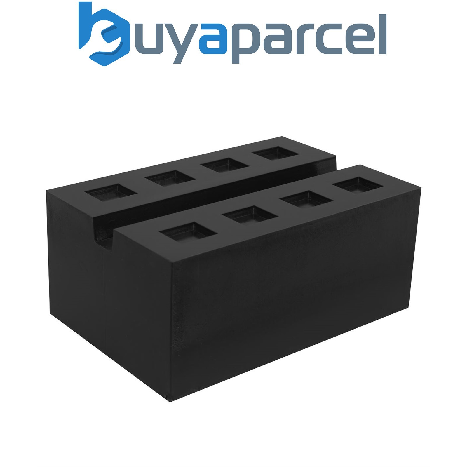 Sealey SJBEX.A03 Slotted Rubber Support Block for Viking Jacking Beams 80mm
