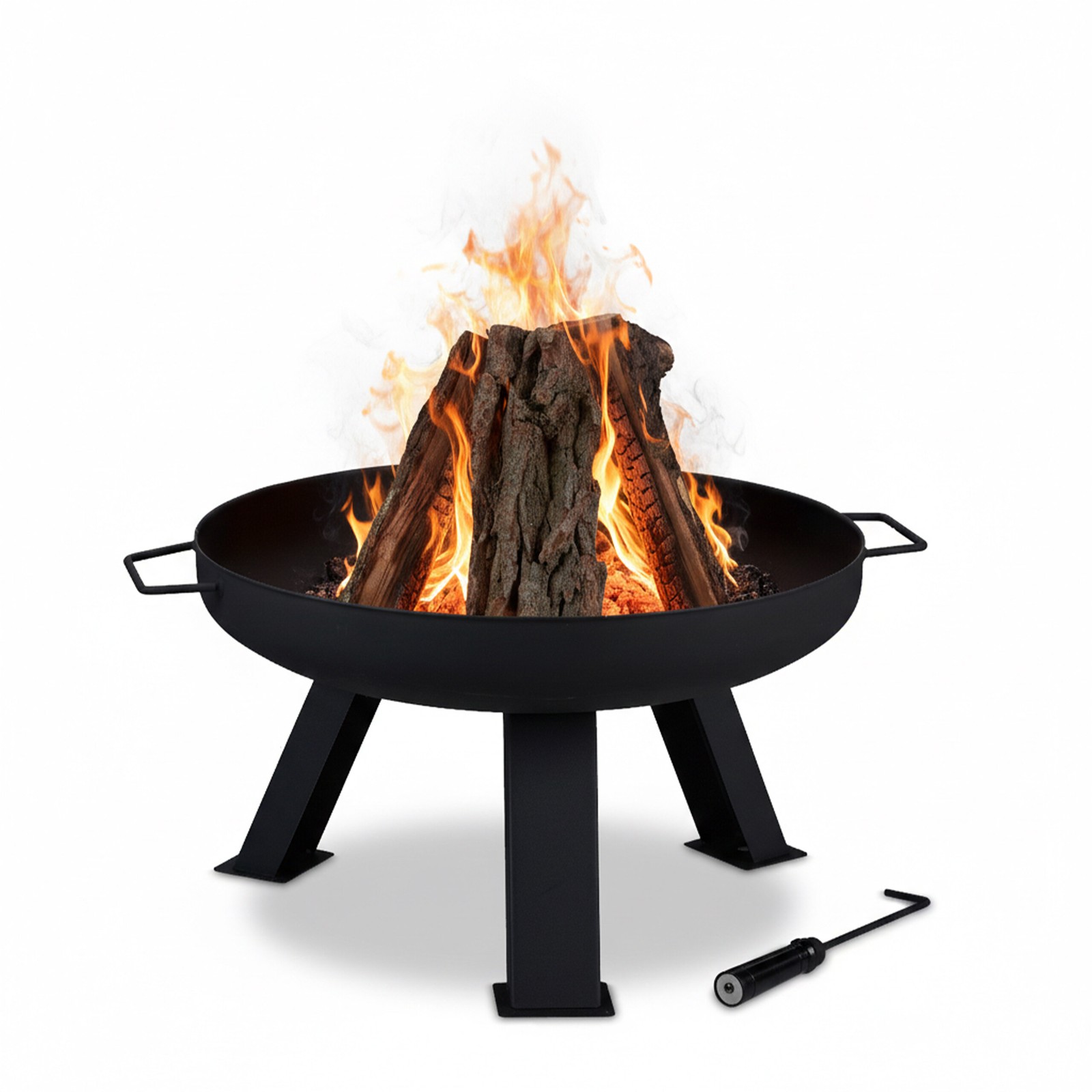 Fire bowl Outdoor Fireplace 60 cm 10.5 kg Fire Pit Garden Fireplace Patio Heater