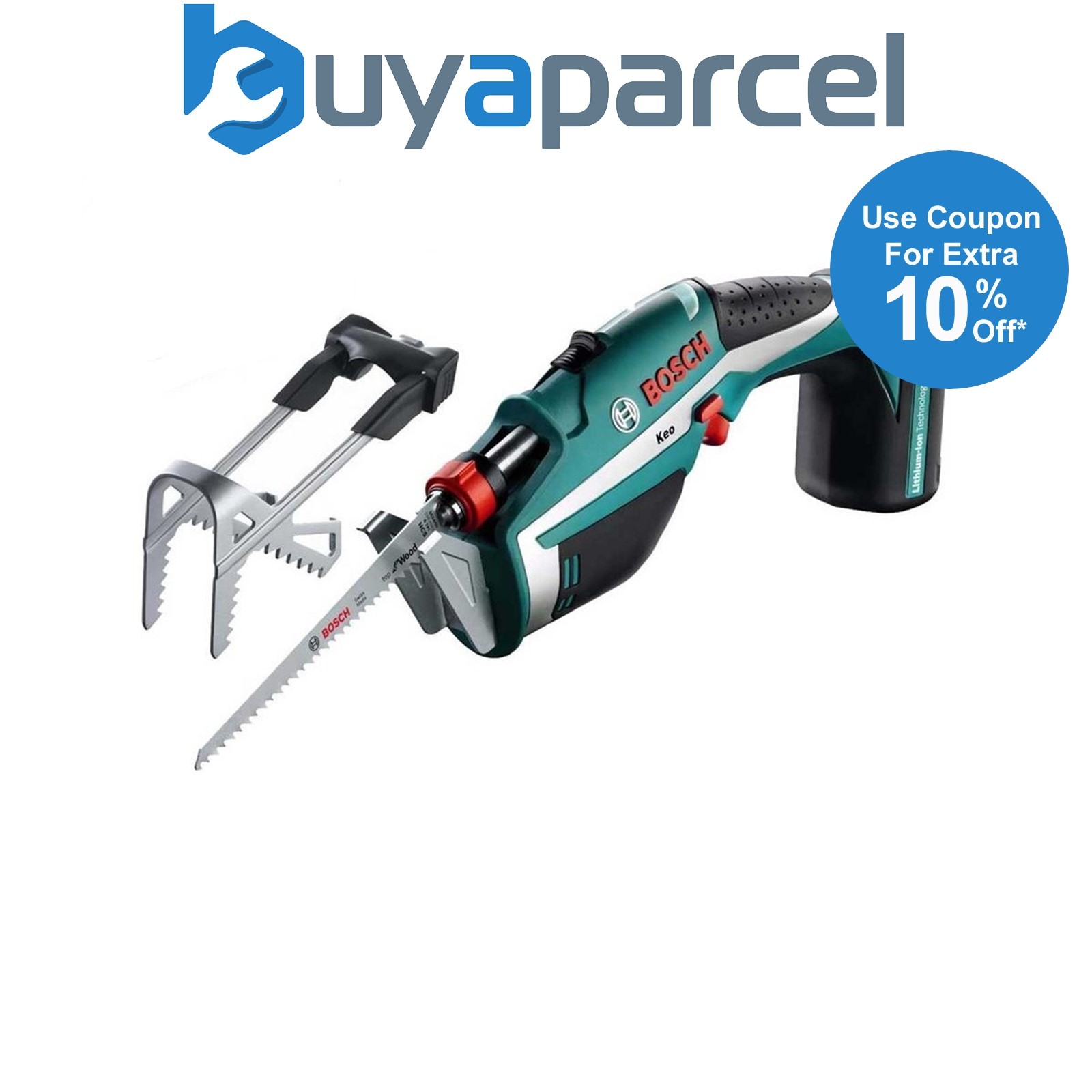 Bosch Keo Garden Recip Pruning Multi Saw 10.8v Li-Ion & Battery 0600861970