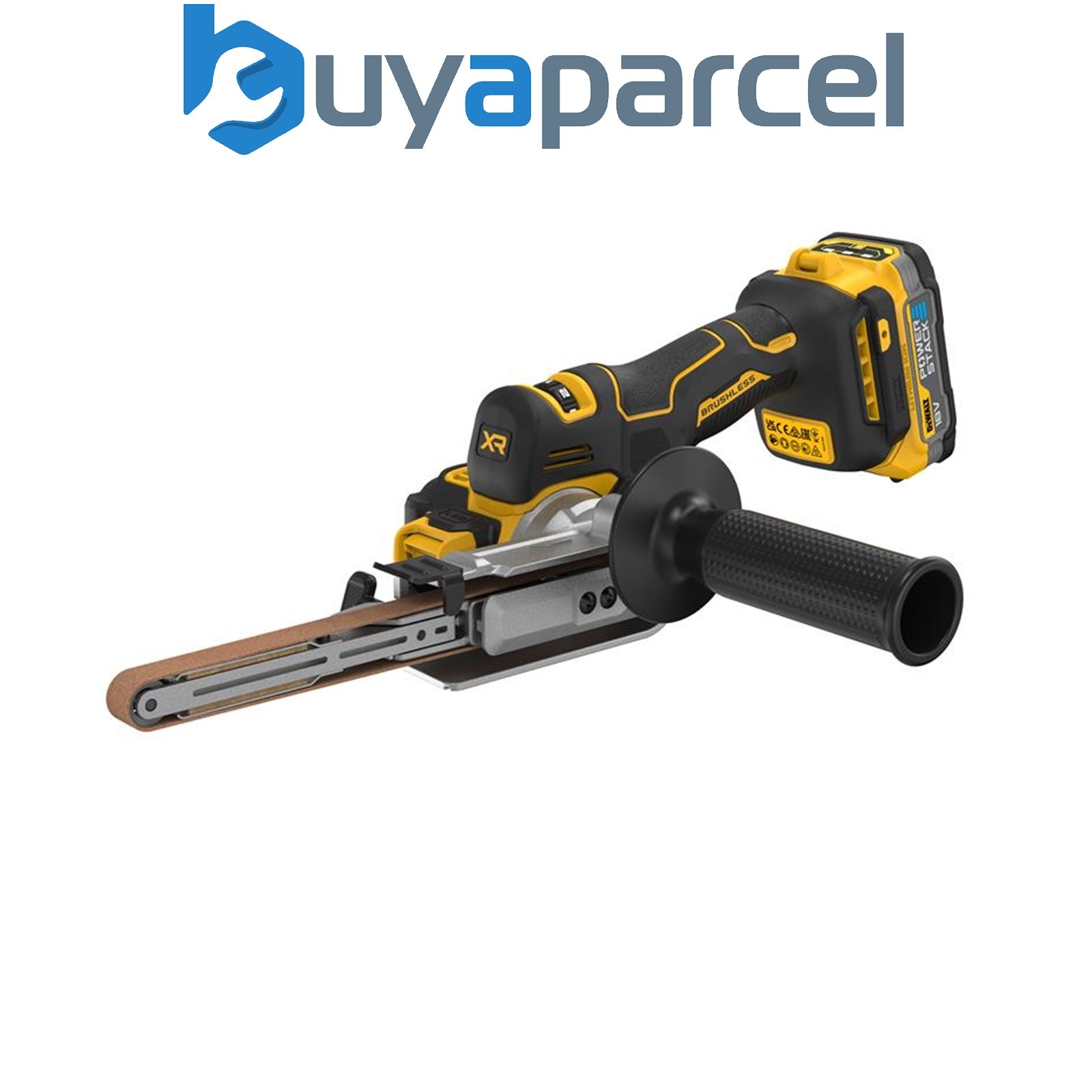 Dewalt DCM200E2T-GB XR Brushless Band File 18V 2 x 1.7Ah Powerstack Li-ion