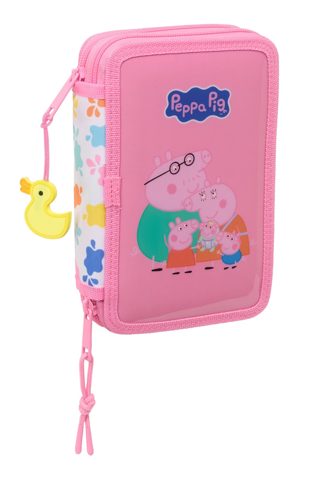 PEPPA PIG BABY PIG – Children's School Pencil Case, Pencil Case with Colours, wi