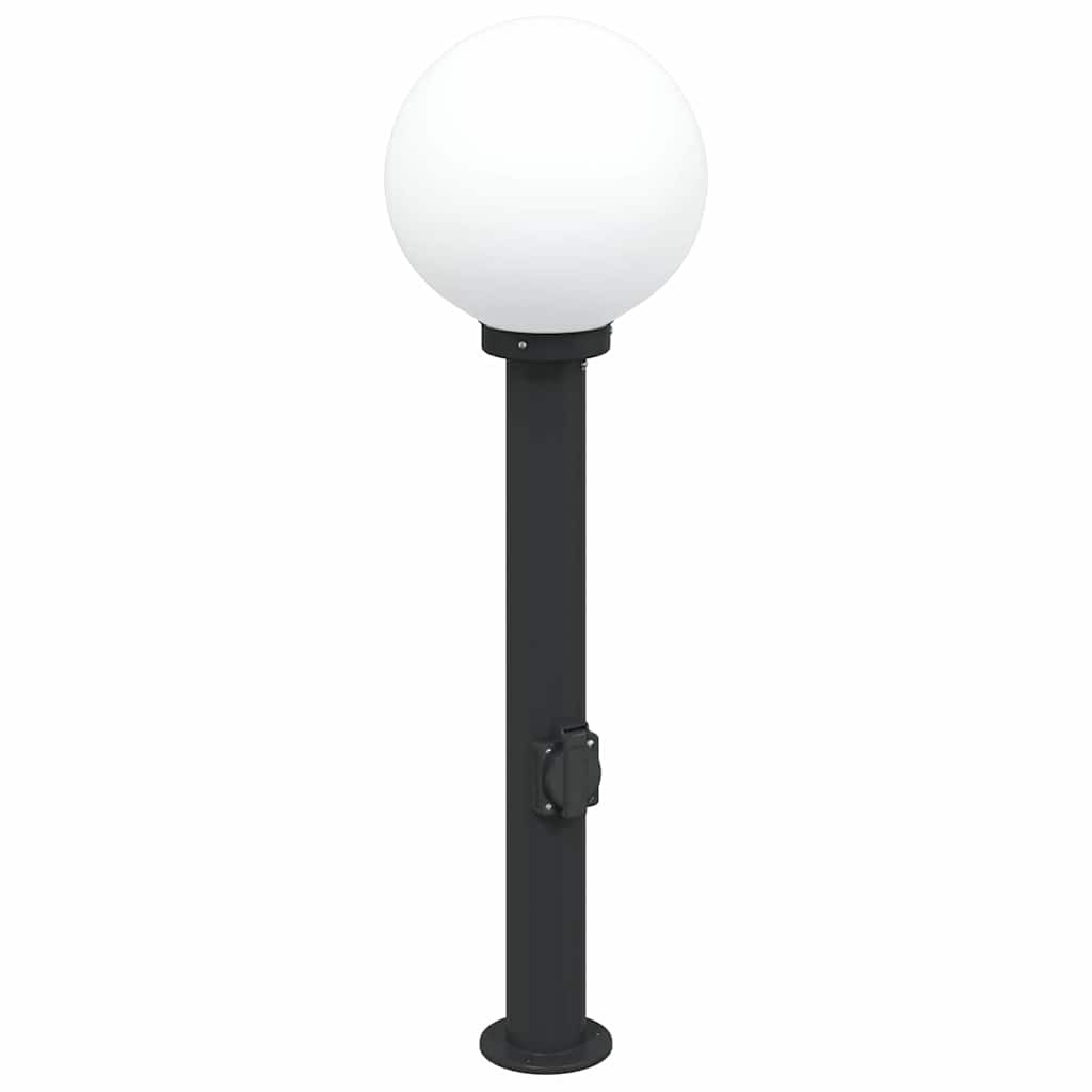 Bollard Light 80 cm Black Stainless Steel Outlet IP44 Outdoor vidaXL