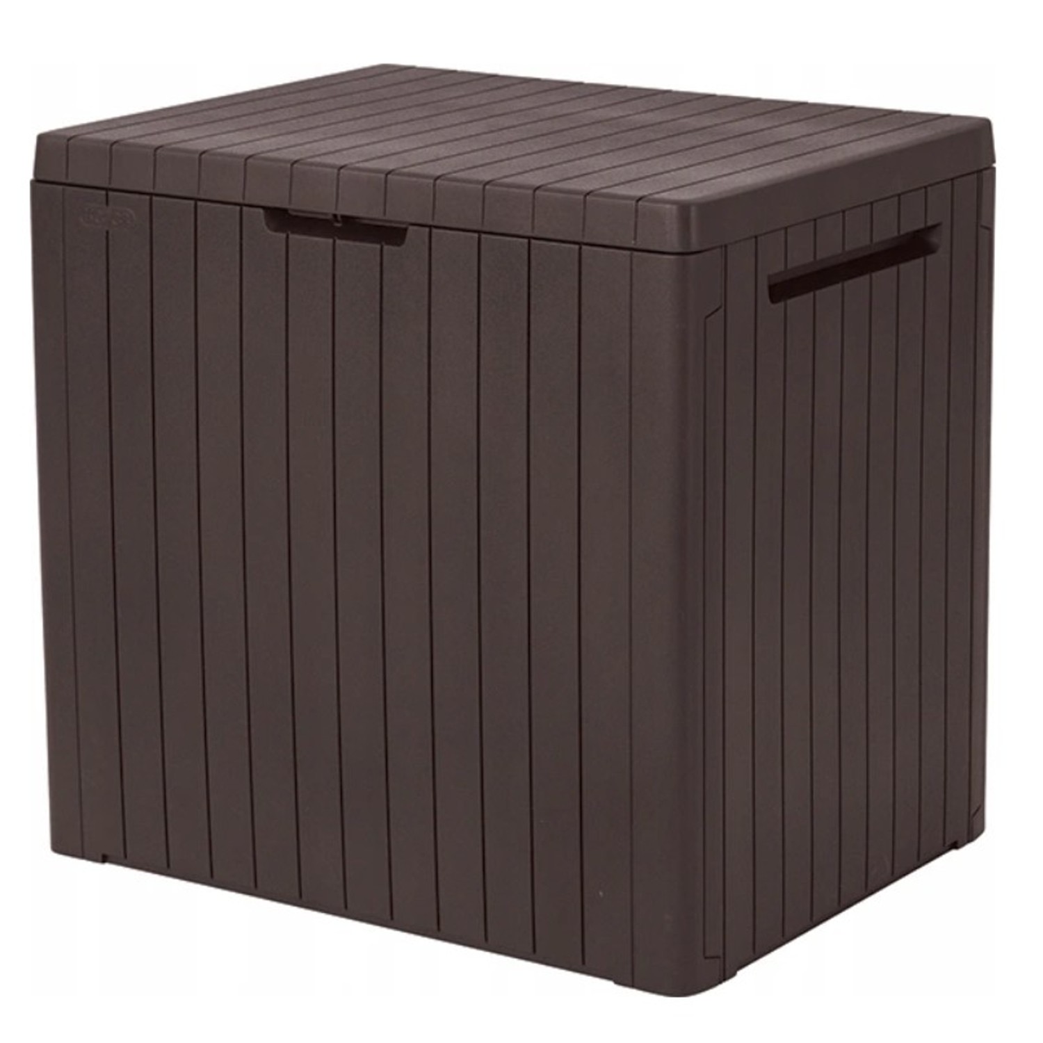 Outdoor Garden Storage Box for Balcony and Terrace in Brown UV Protected 113L