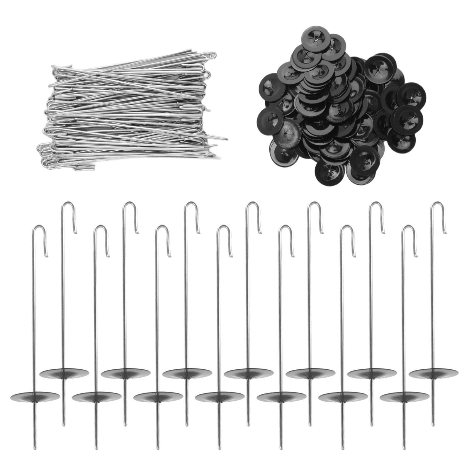 10X(100 Packs Solar Panel Guard Clips, Stainless Steel Wire Fence Fasteners3385