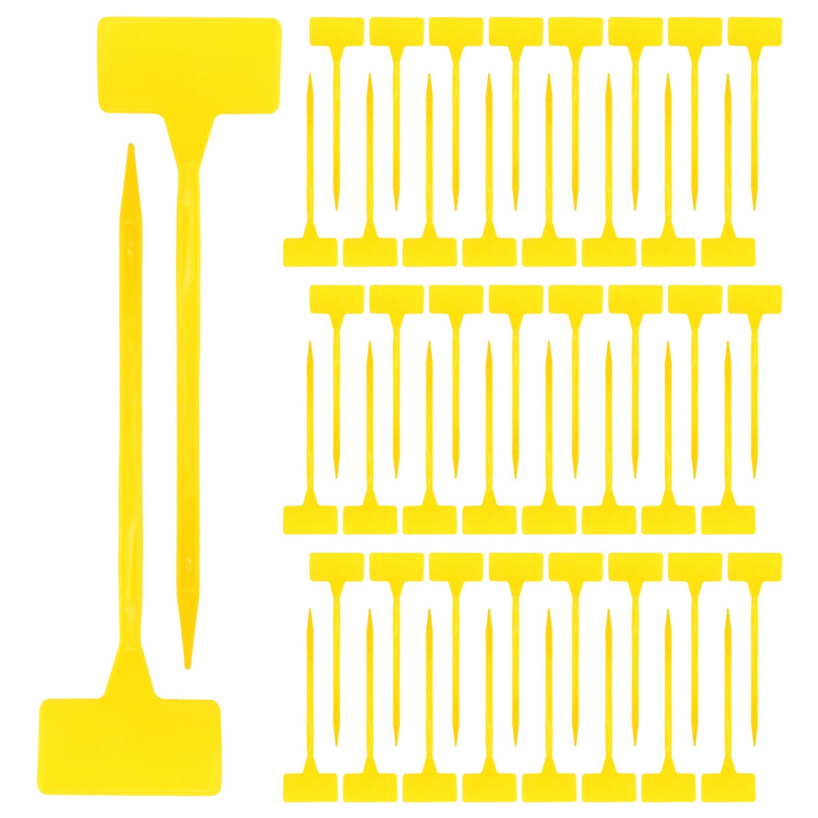 2X(Gardens Planting Tools 50 Pcs Bonsai Plastic Plant Labels Garden Labels8980