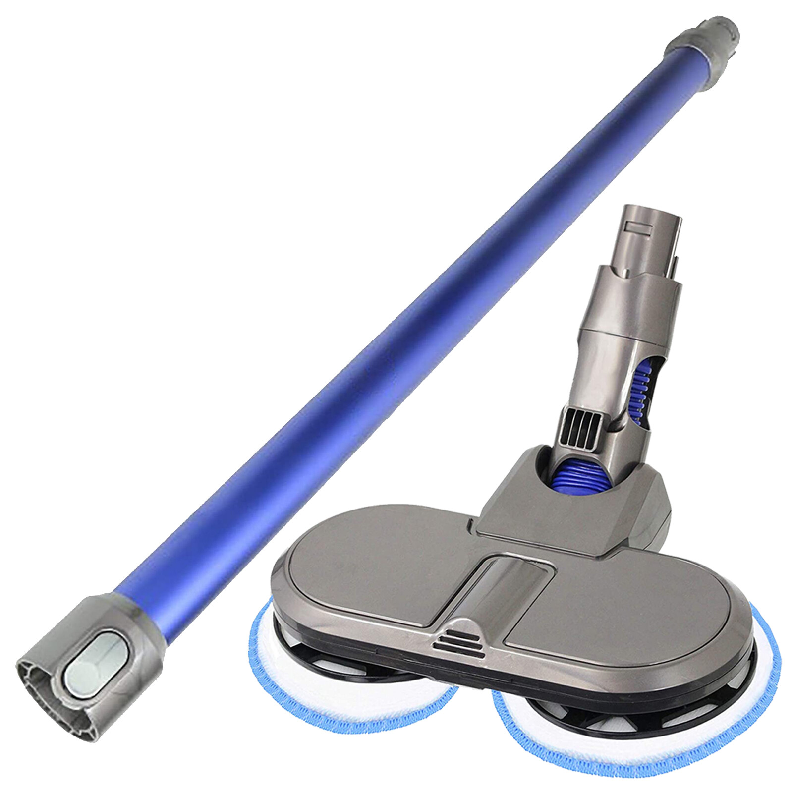 Hard Floor Polisher Tool for DYSON DC59 V6 Vacuum + Extension Rod Tube Blue