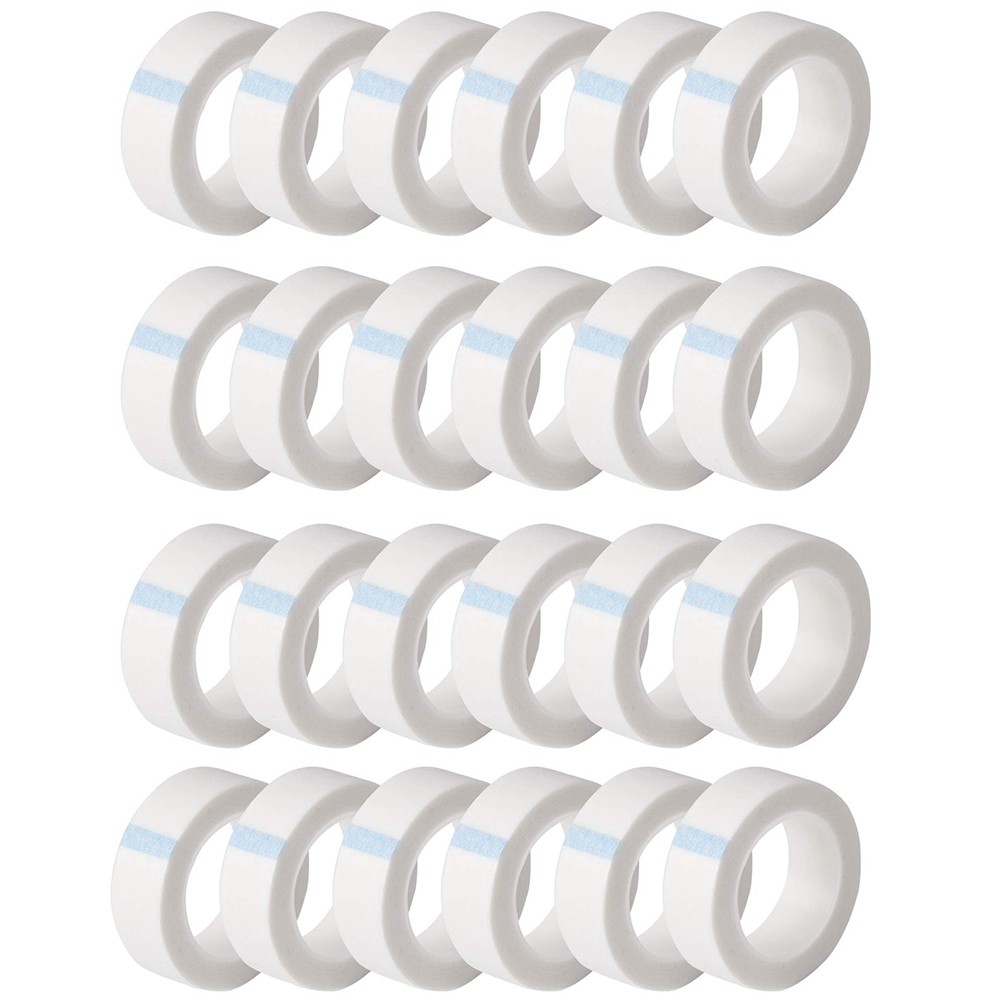 3X(24 Rolls White Eyelash Tape, Adhesive Fabric Lash Tapes for Eyelash2217