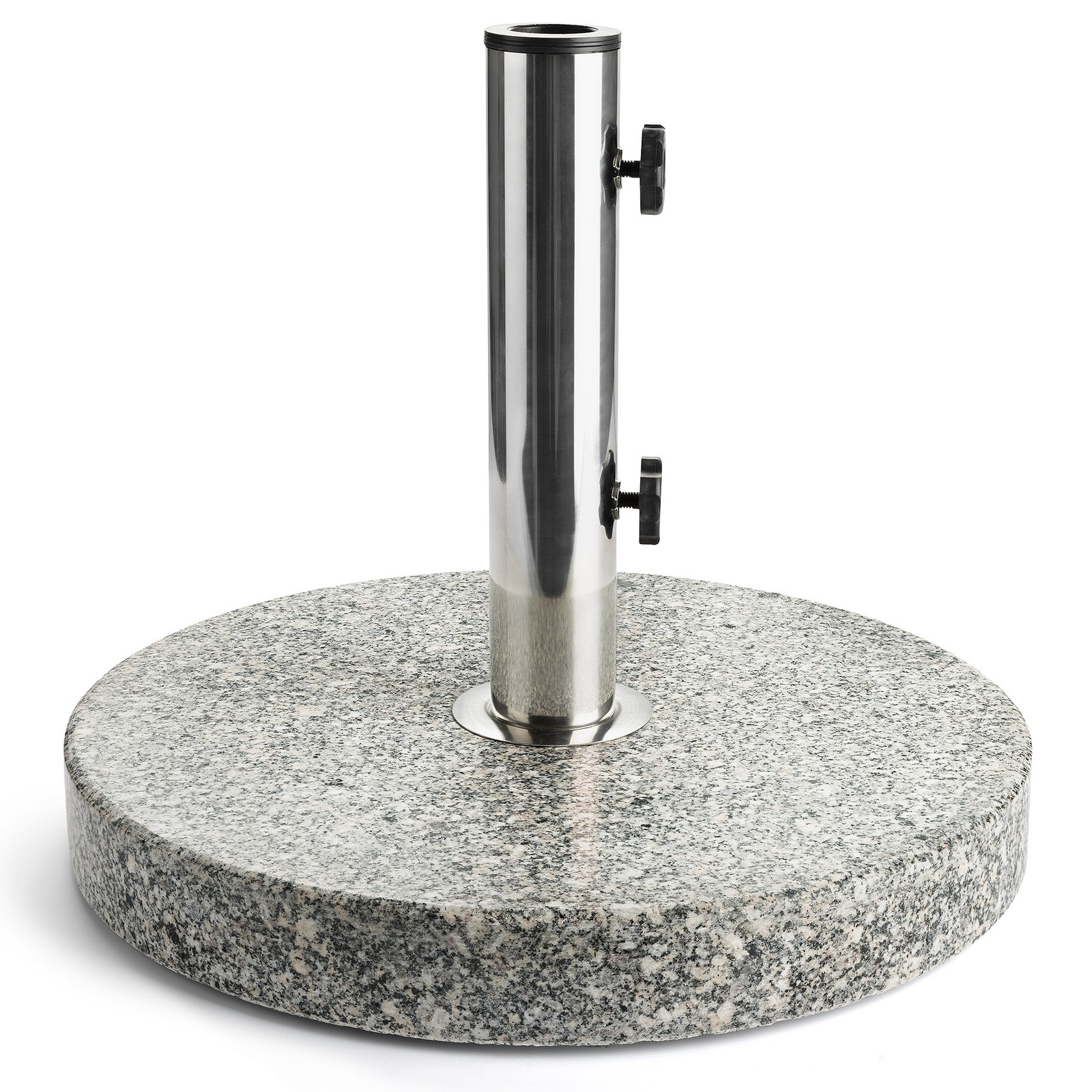 Granite Parasol Base 22kg Garden Umbrella Stand 35mm 38mm 48mm Christow