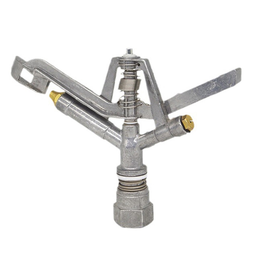 2X(Female Thread Rotating Rocker Irrigation Sprinkler Metal Nozzle4732