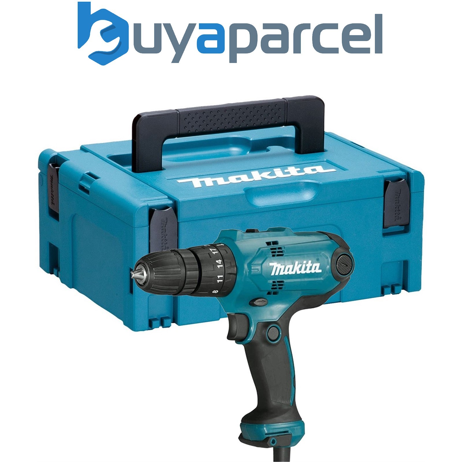 Makita HP0300 110v Corded Combi Hammer Drill 10mm Chuck 2.5m Cable + Makpac Case