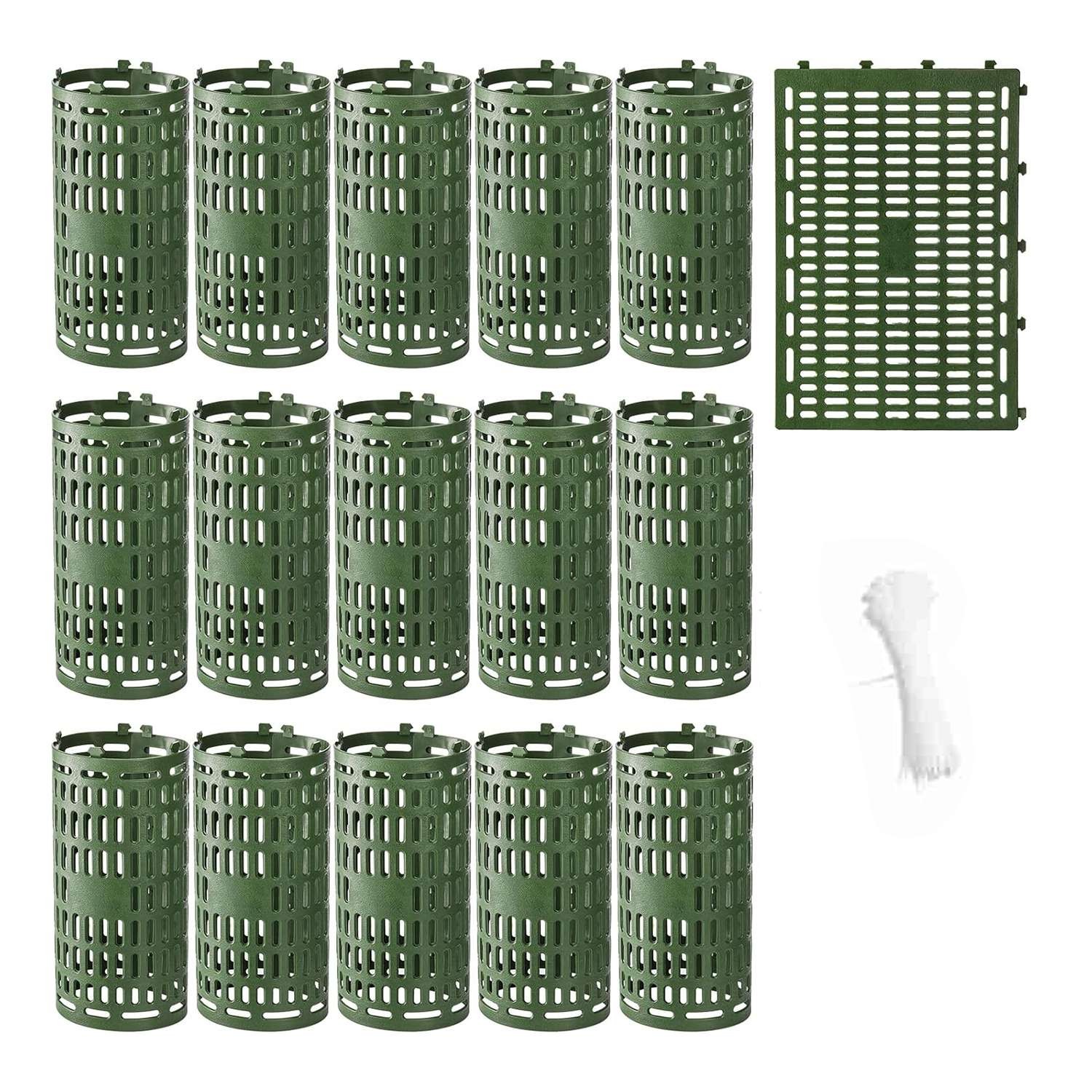 10 Pack Tree Trunk Protector, Plant Guard Protectors with Zip Ties, Garden 6521