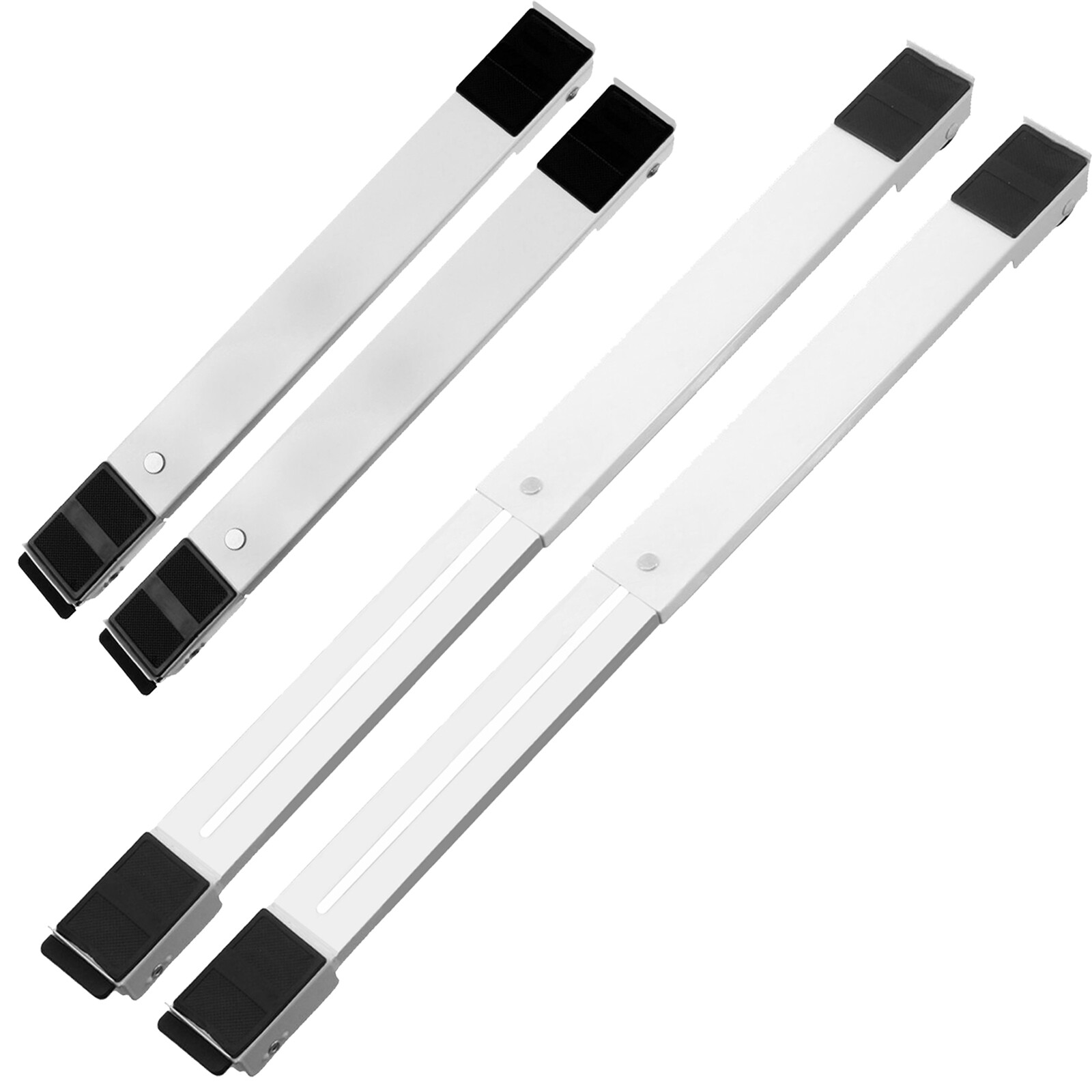 UNIVERSAL Fridge Freezer Roller Trolley Extendable Wheels Rollers 40-63cm x 2