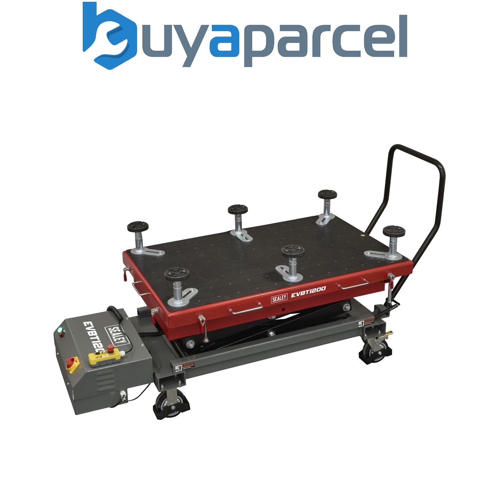 Sealey EVBT1200 High Lift EV Battery Lift/Hydraulic Platform Truck 1200kg Capaci