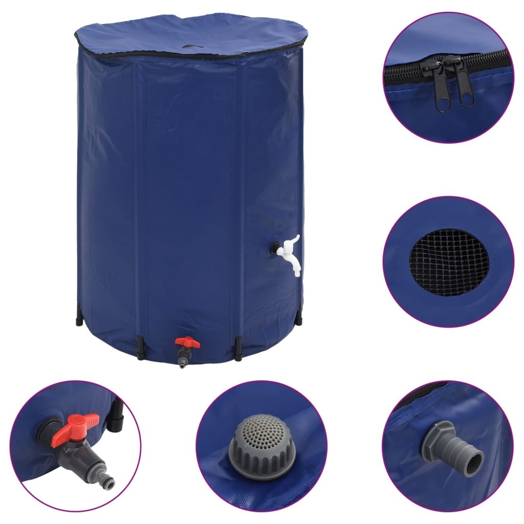 Water Tank with Tap Foldable Container Storage 750 L PVC vidaXL