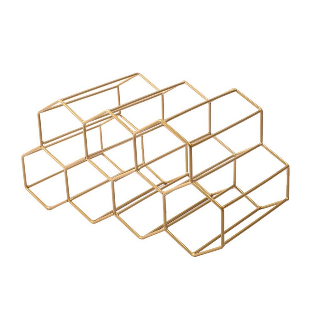 Wine Racks Countertop Wine Rack Wine Bottle Holder Wine Holders Stands Gold H9T7