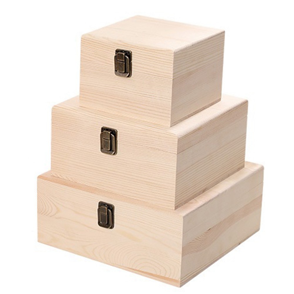 Wooden Storage Box Gift Box Wedding Candy Box Flip Gift Box Bridesmaid Gift6468