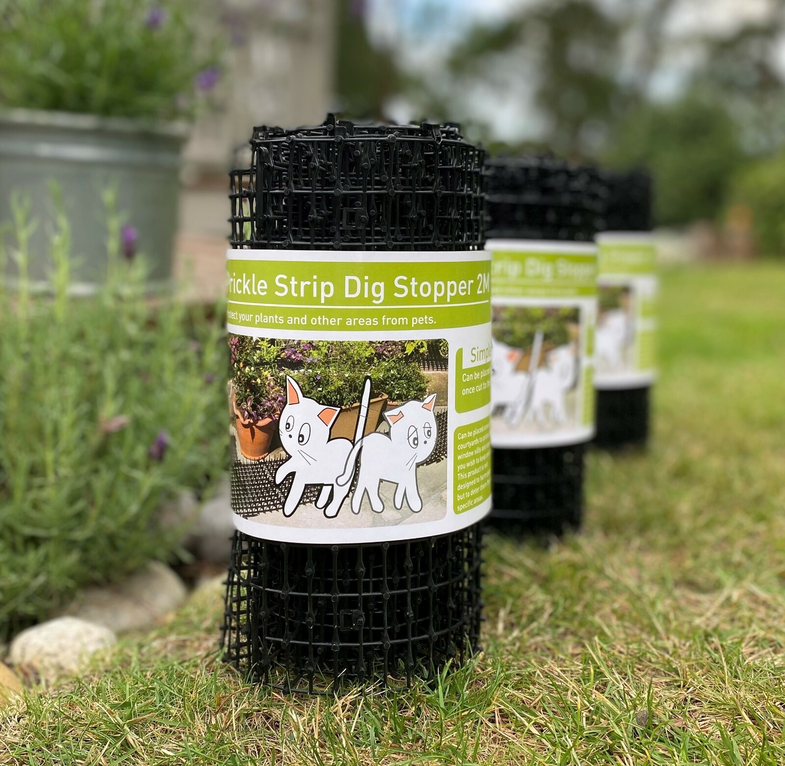 Plant Prickle Strip Dig Stopper Anti Dog and Cat Repeller Protection (6m x 30cm)