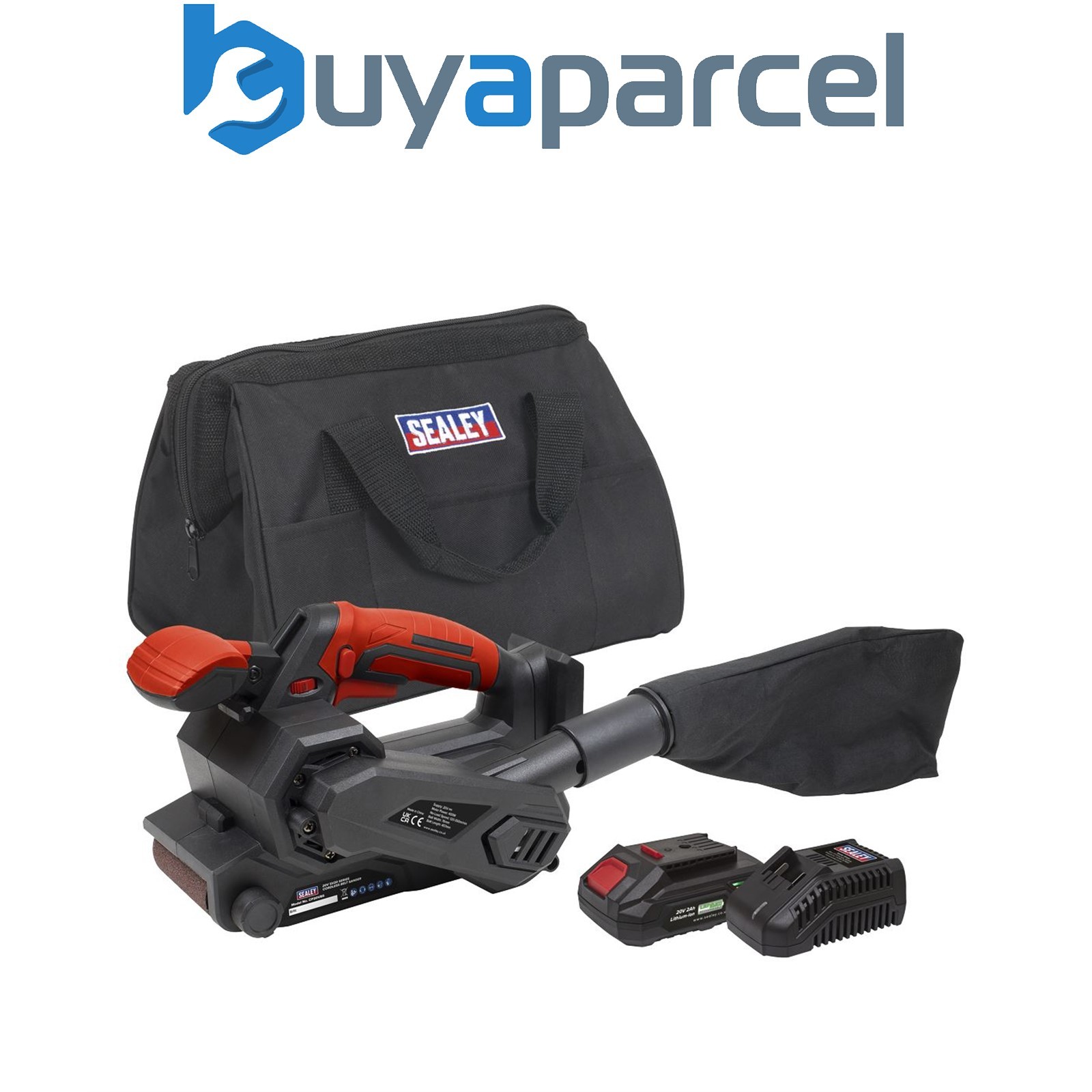 Sealey CP20VBSKIT1 SV20 Series Cordless Belt Sander Kit 20V 2Ah