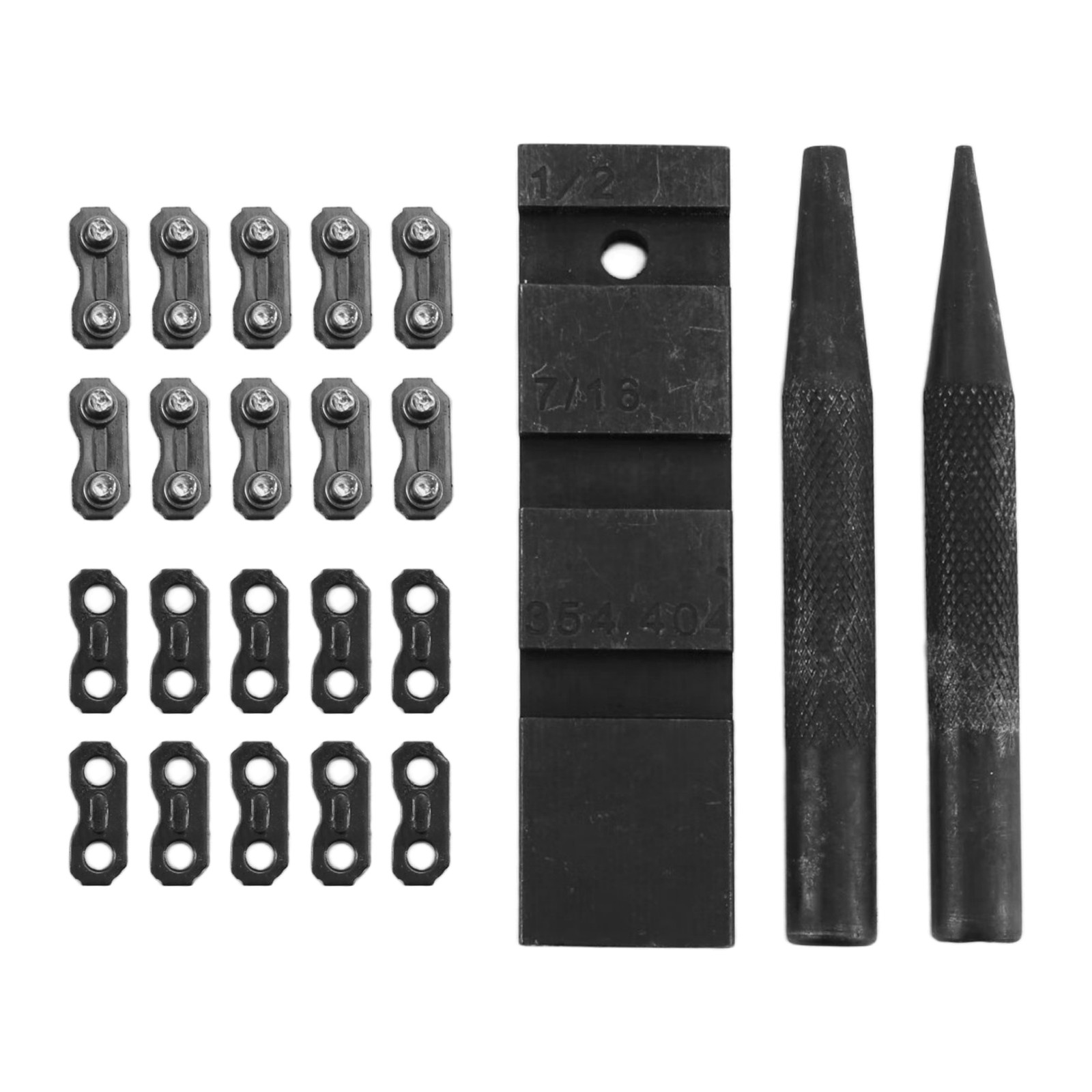 2X(3PCS Chainsaw Breaker Chain Saw Repairing Mending Tool Set with 10 Sets9944