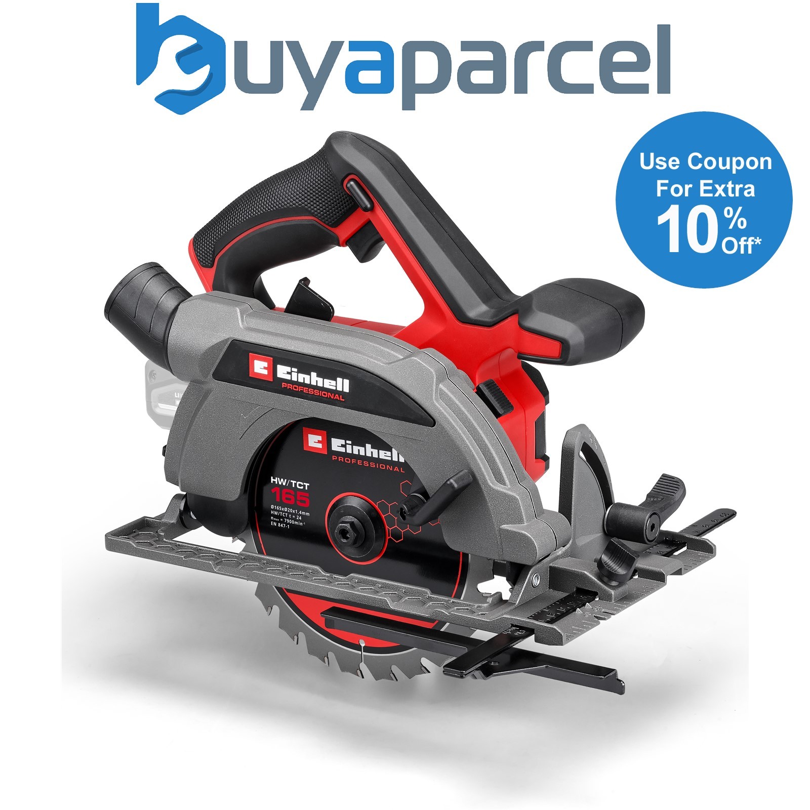 Einhell Professional 18v 165mm Cordless Brushless Circular Saw TP-CS 18/165 Li