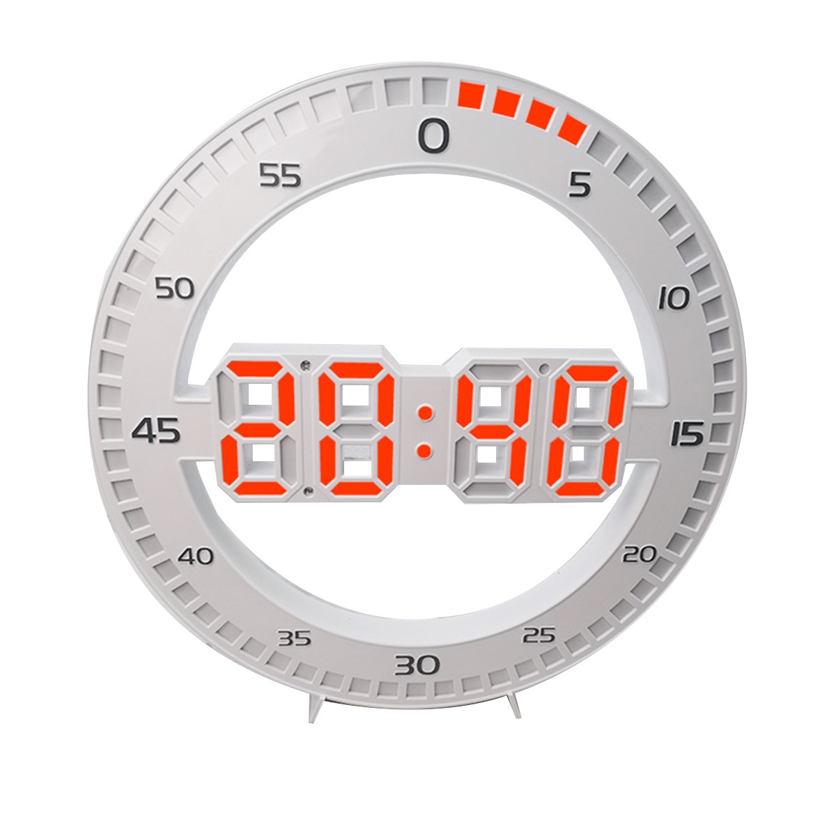 Living Room Wall Clock 3D LED Portable Wall Clock Electronic Clock Portable2571