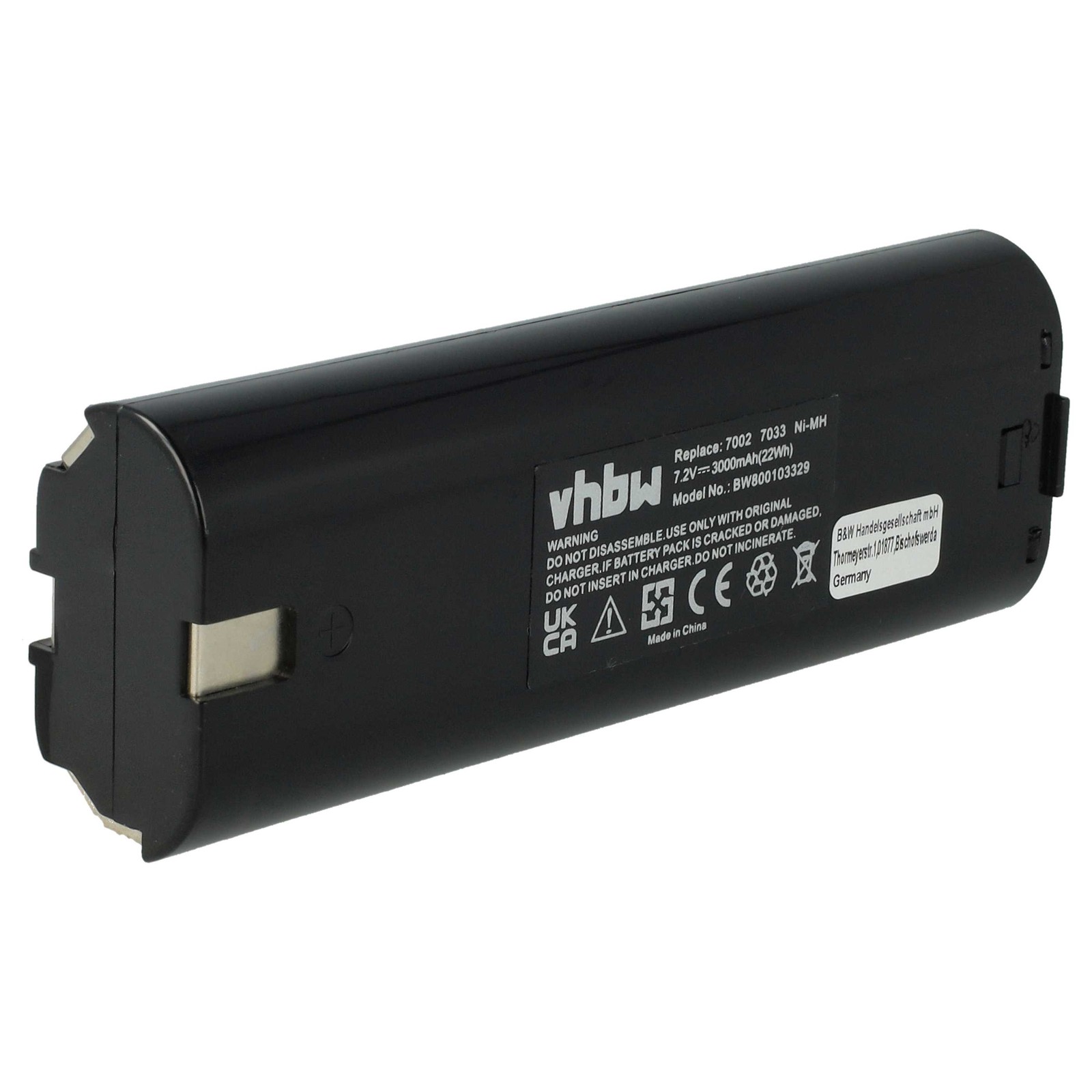 Battery for Makita 6002DW 6002DWK 6010D 6010DWK 6012D 6010DL 6010DW 3Ah 7.2V