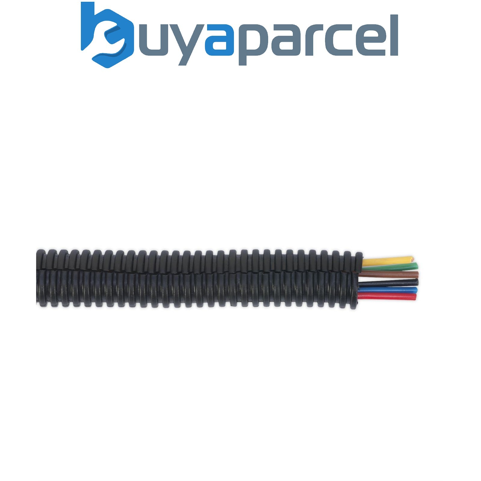 Sealey CTS12100 Split Convoluted Cable Sleeving 12-16mm 100m