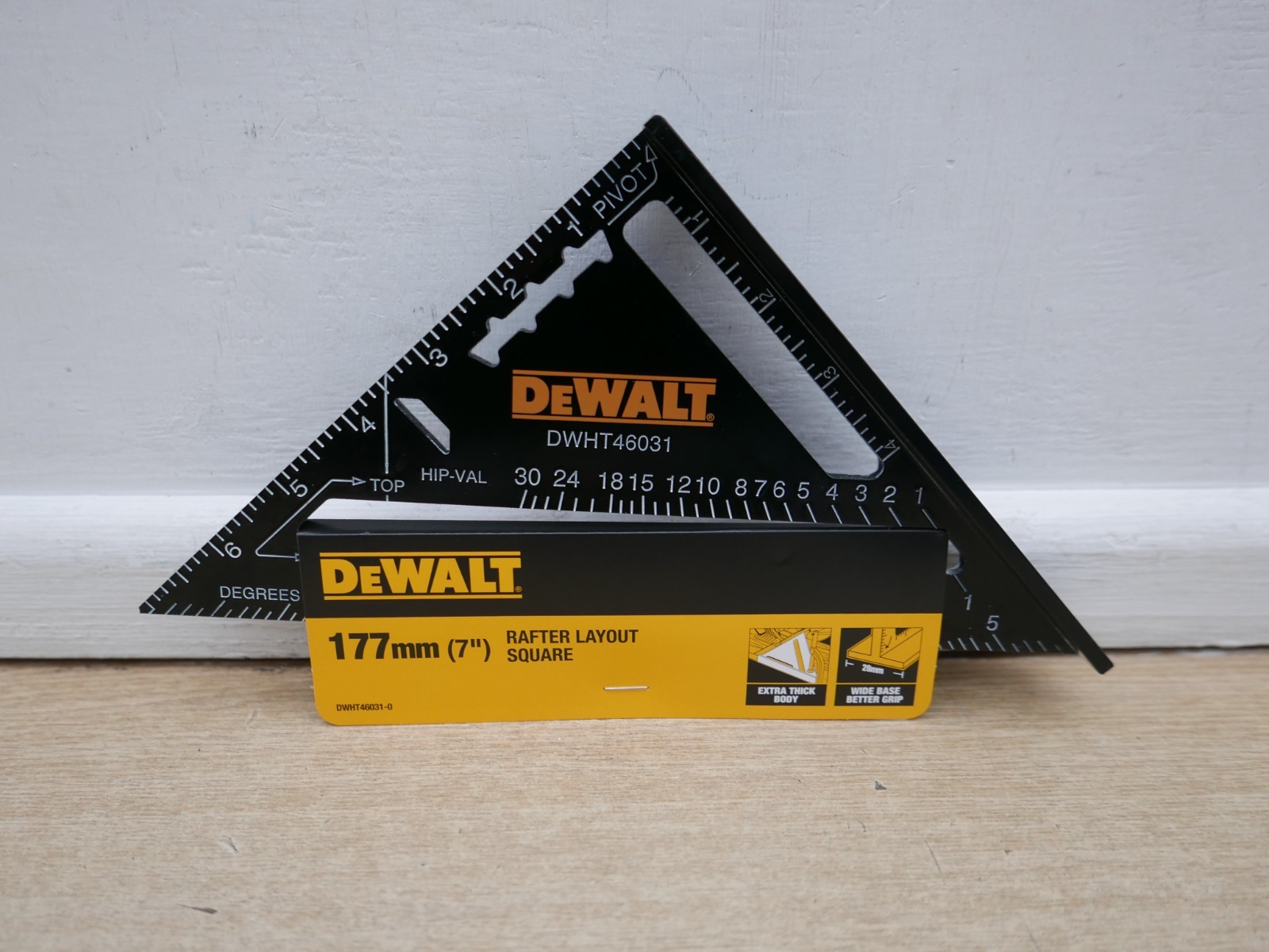 dewalt dwht46031-0 177MM 7" rafter layout roofing square