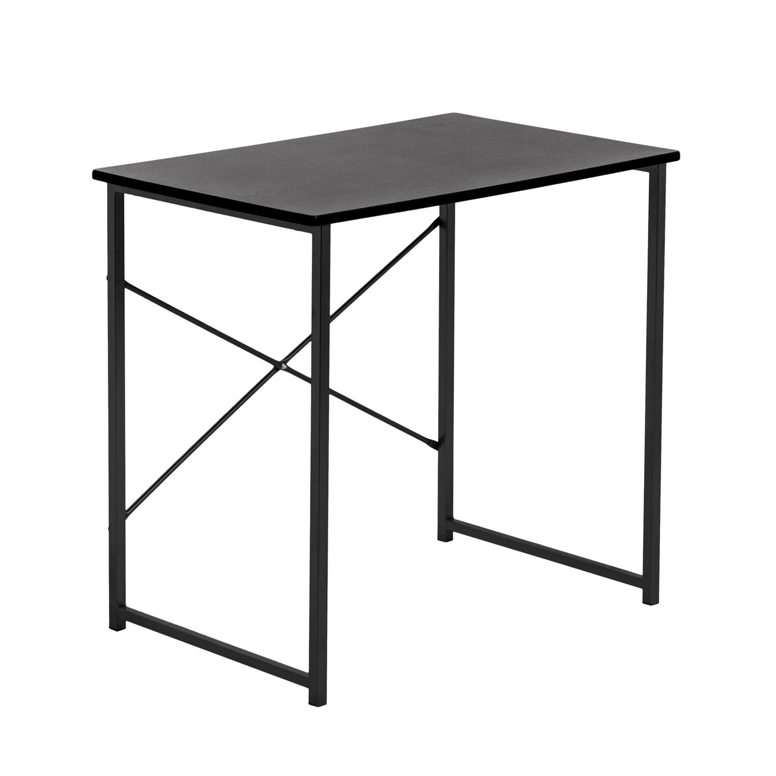 1x Black/Black Office Desk Home Study PC Laptop Computer Table Workstation
