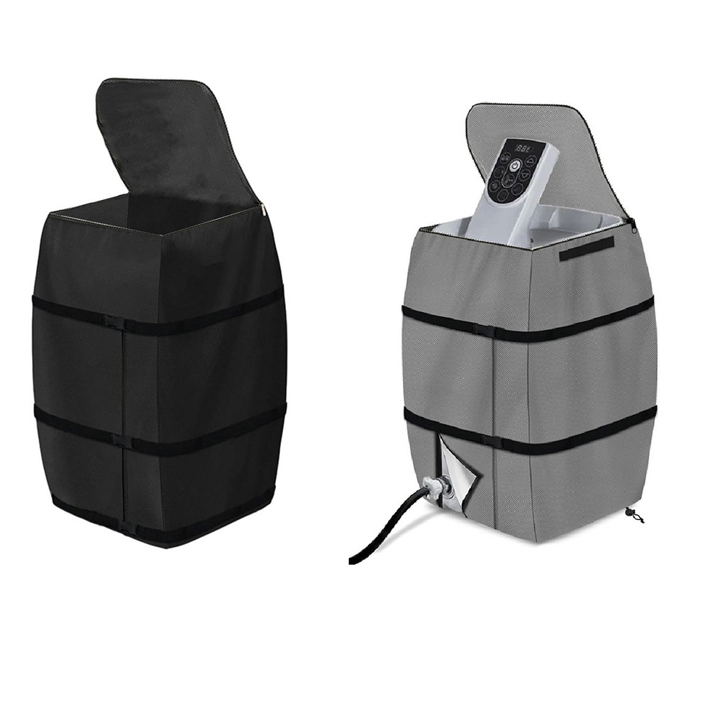 Hot Tub Spa Heater Pump Cover with Transparent PVC Top Window, Inflatable1344