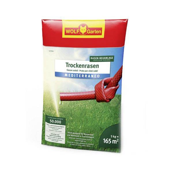 WOLF-Garten LU-TR 165 Lawn Seed for Dry Regions Durable Medium Green